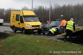 Gewond na frontale botsing