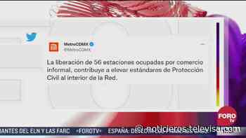 56 estaciones del Metro CDMX libres del comercio ambulante - Noticieros Televisa