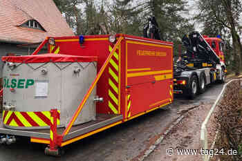 Dresden: Feuerwehreinsatz in Hellerau - Ölfilm muss von "Gondler-Teich" entfernt werden - TAG24