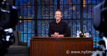 ‘Late Night’ Cancels Shows After Seth Meyers Tests Positive for Coronavirus - The New York Times