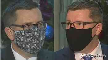 Sask. premier and health minister monitoring for symptoms after exposure at news conference