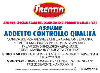 Trentin S.p.A. di Cerea assume Addetto controllo qualità - primoweb.it