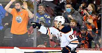 Edmonton Oilers Connor McDavid misses practice after positive COVID-19 test