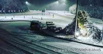 Snow falls in Northumberland and County Durham as cold spell sets in - Chronicle Live