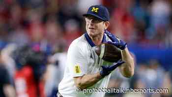 Report: Jim Harbaugh “might be tempted” to leave Michigan for NFL