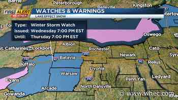 Yellow Alert: Lake Erie lake effect Wednesday night into Thursday