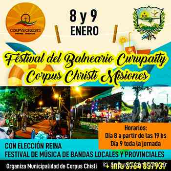 Edición 2022 del Festival del Balneario Curupayti en Corpus Christi - Agencia de Noticias Guacurari