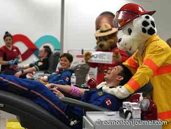 Edmonton and area emergency service workers to give blood in Sirens for Life donation challenge