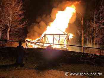 Detmold. Bandelhütte abgebrannt. - Radio Lippe