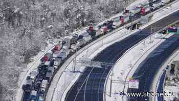 'A miserable experience': Storm strands hundreds on US highways overnight 