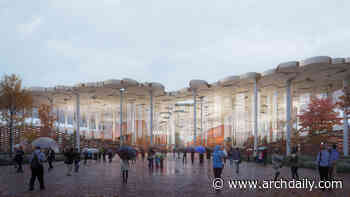 Snøhetta Designs a "Forest of Knowledge" Library in Beijing - ArchDaily
