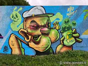 Street artist all'opera contro il Keu: a Avane appare un Braccio di Ferro radioattivo - gonews