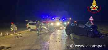 Due feriti oggi prima dell’alba nello scontro tra due auto sulla provinciale tra Barge e la Crocera - La Stampa
