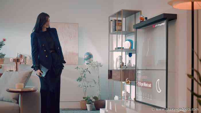 LG Display unveiled latest display tech at CES 2022