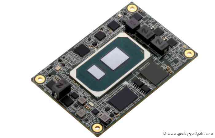 AAEON NanoCOM-TGU COM Express Type 10 powered by 11th Generation Intel CPU unveiled