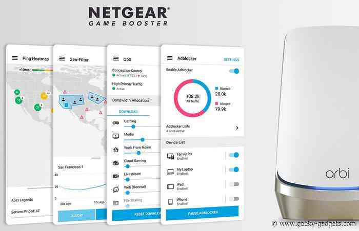 Improve your gaming performance with the NETGEAR Orbi Game Booster tools