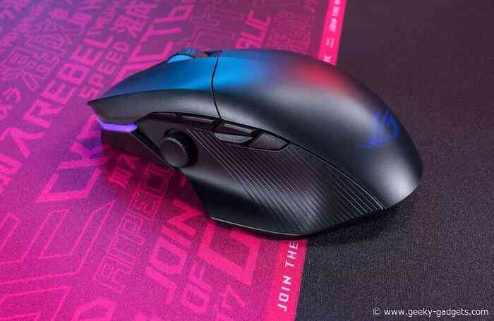 ROG Chakram X wireless gaming mouse with 8,000Hz poll rate and 36,000 dpi