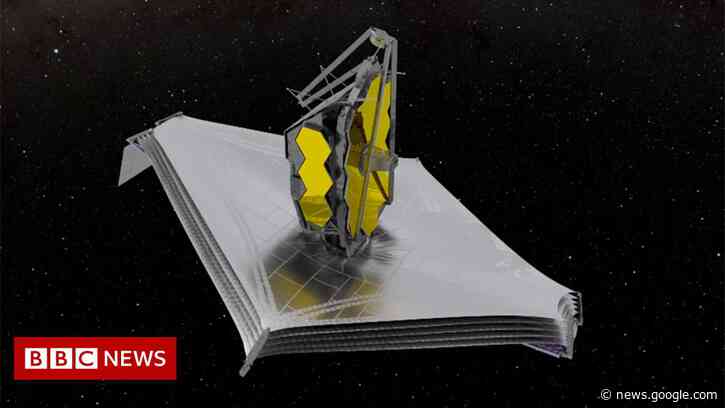 James Webb Space Telescope: Sun shield is fully deployed - BBC News