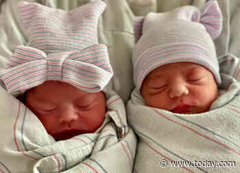 California twins born minutes apart have birth dates in 2021 and 2022