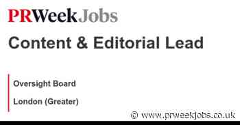 Oversight Board: Content & Editorial Lead
