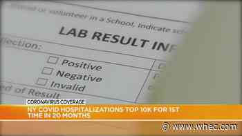 New York tops 10,000 COVID hospitalizations