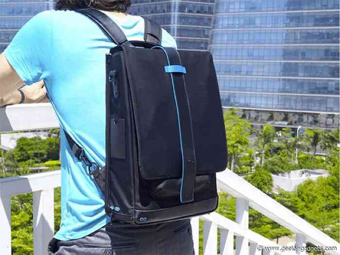 Deals: Moovy Bag Vegan Leather Backpack with Portable Power Station