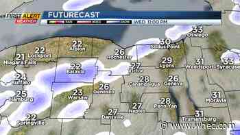 Yellow Alert: Locally heavy lake effect snow tonight into tomorrow