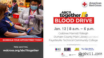 Sign-up for the ABC11 Together Blood Drive