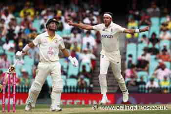 Stuart Broad dismisses David Warner on rainy first day in Sydney - Ealing Times