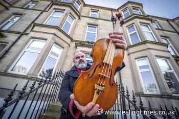 Floorboards rescued from skip outside Shackleton's home made into unique violin - Ealing Times