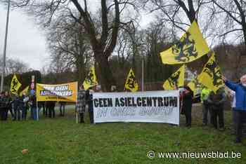 Protestactie tegen opvangcentrum van Fedasil verloopt rustig