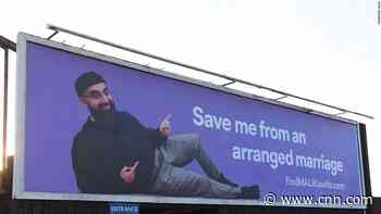 This bachelor is advertising himself on billboards to find a wife