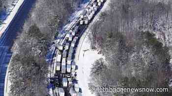 Stranded drivers endure frigid night on impassable highway - Lethbridge News Now