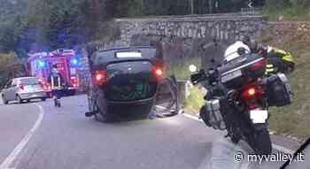 Clusone, incidente stradale nei pressi dei tornanti della Selva - MyValley.it notizie! - MyValley.it