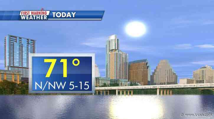 Beautiful weather continues even with strong cold front blowing in tonight