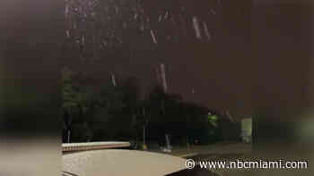 No Beach Weather: Florida Panhandle Get Snow Dusting