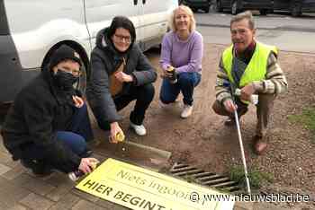 Net Gestapt vraagt om afval uit rioolputjes te houden - Het Nieuwsblad