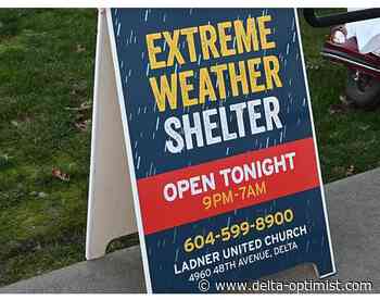Extreme weather shelters to remain open in Delta - Delta-Optimist