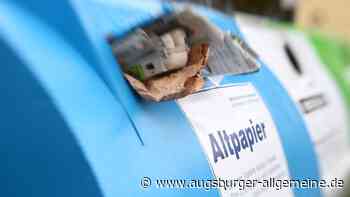 Unbekannte zünden vier Papiercontainer an - Augsburger Allgemeine