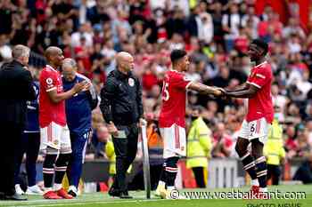 Het zit er bovenhands op tussen de spelers en de trainer bij Manchester United