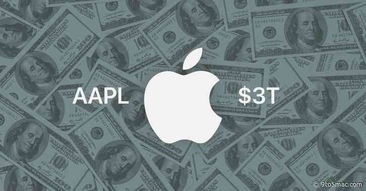 AAPL hits $3 trillion market cap, Apple now first company to reach milestone valuation
