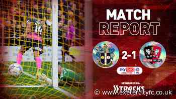📝 Match Report: Sutton United 2 Exeter City 1 - News - Exeter City FC