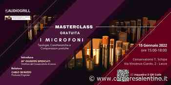 "I Microfoni", Sabato 15 Gennaio Una Masterclass Gratuita Al Conservatorio Tito Schipa Di Lecce - Corriere Salentino