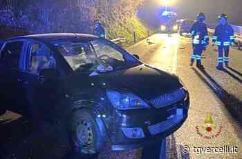Scontro tra tre auto a Serravalle, un ferito - tgvercelli.it
