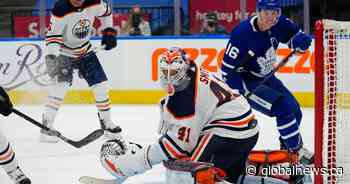 Edmonton Oilers end road trip with loss to the Leafs