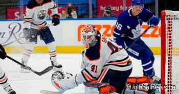 Toronto Maple Leafs down undermanned Oilers 4-2