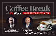 Coffee Break with Thomas Gensemer, chief strategy officer at Public Policy Holding Company