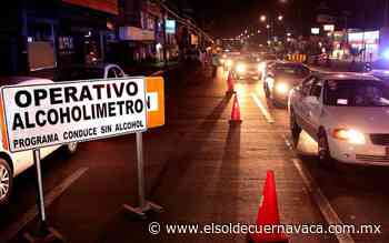 Alcoholímetro volverá a Cuernavaca - El Sol de Cuernavaca