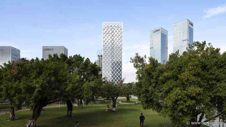 SOM unveils Shenzhen bank tower enclosed in diagrid