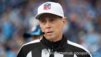 Referee Tony Corrente walks to locker room in Seattle with apparent medical issue - NBC Sports
